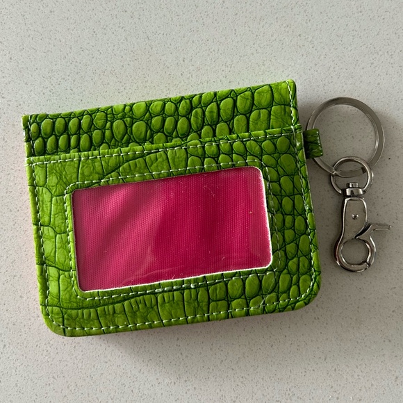 NWOT Keychain Cardholders in Vegan Faux-Crocodile 2/$10 - Picture 8 of 12